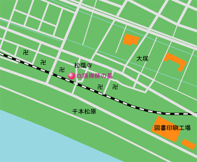 白隠禅師の墓 地図