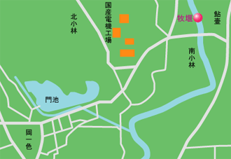 牧堰　地図