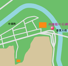 内膳堀 地図