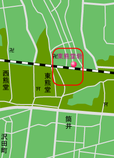 東熊堂砦跡 地図