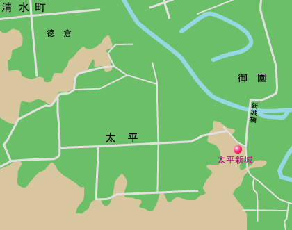 大平新城跡 地図