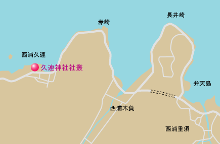 久連神社社叢 地図