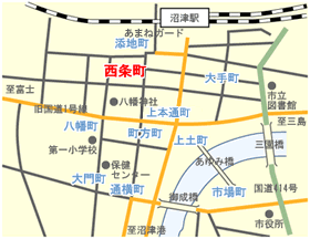 西条町マップ