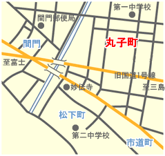 丸子町マップ