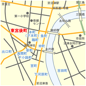 東宮後町マップ