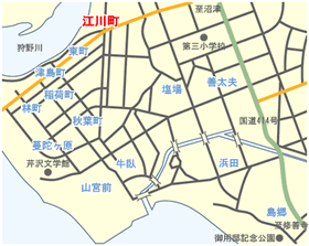 江川町マップ