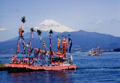 西浦からの富士山。詳細は右記。